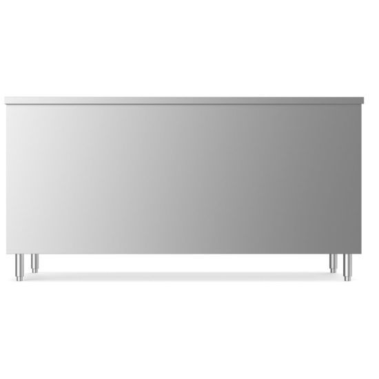 Prepline PC-3072 30″D x 72″L Stainless Steel Enclosed Base Work Table