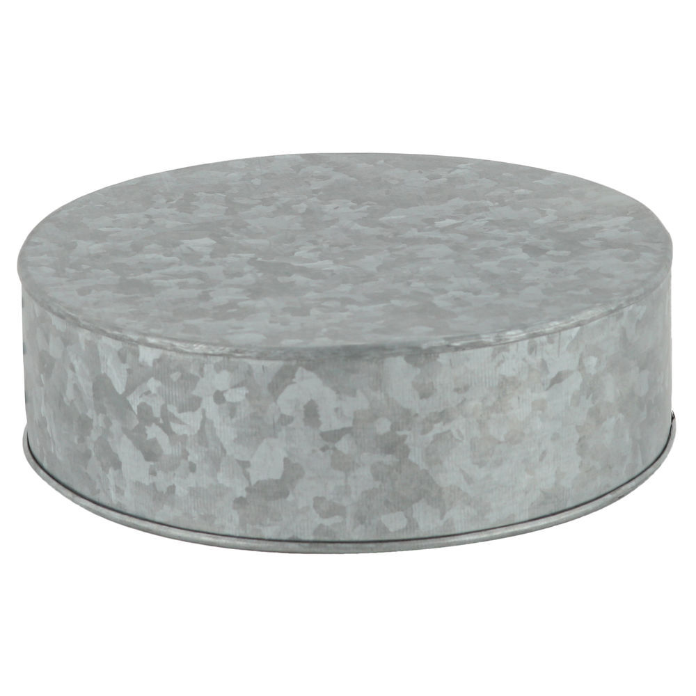 HUBERT® Galvanized Pedestal – 10″Dia x 3″H