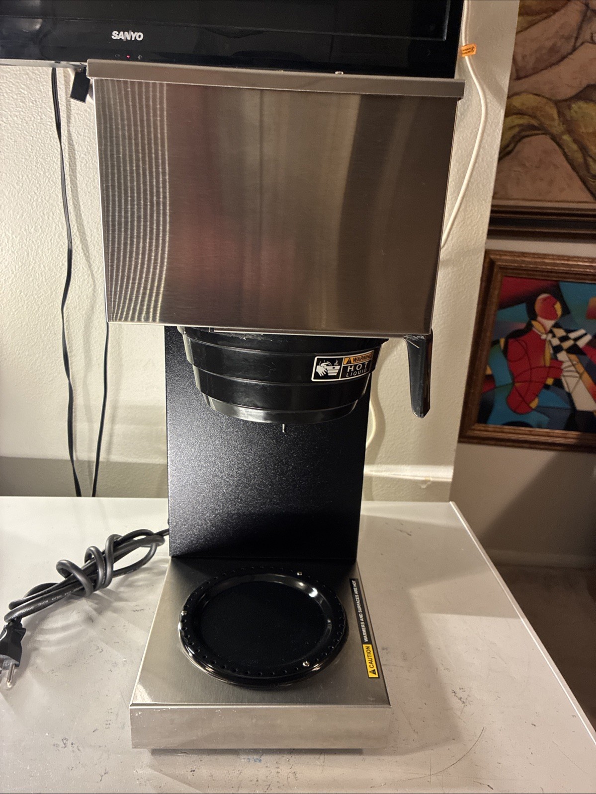 Bunn VPR 33200 Commercial Pour – Over Coffee Maker Dual Warmer (12-Cup) 120V