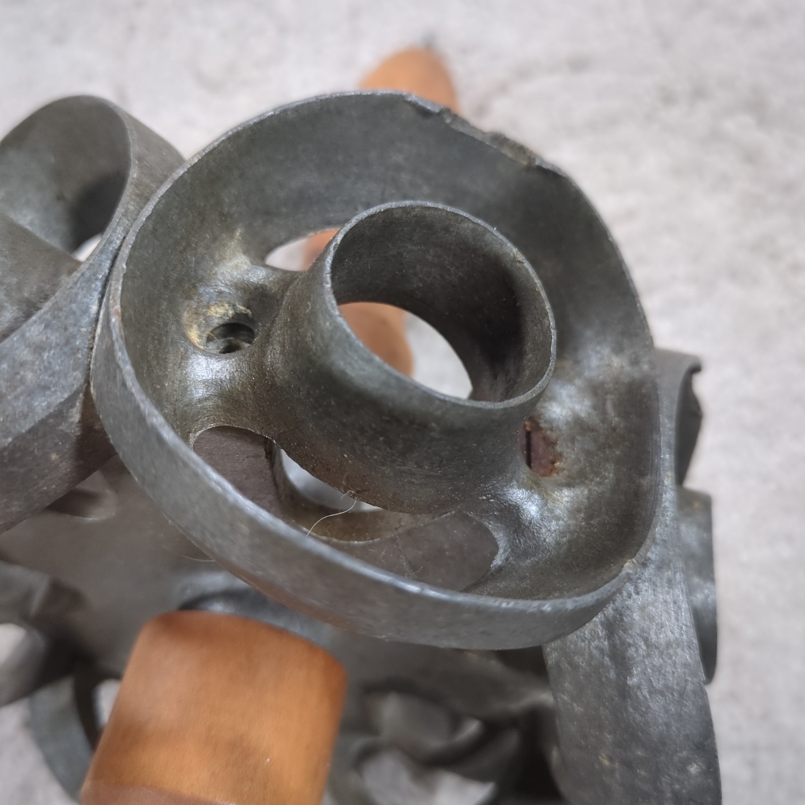 Houpt 2 3/4 Round Donut Biscuit Or Cookie Cutter Vintage Palestine Illinois