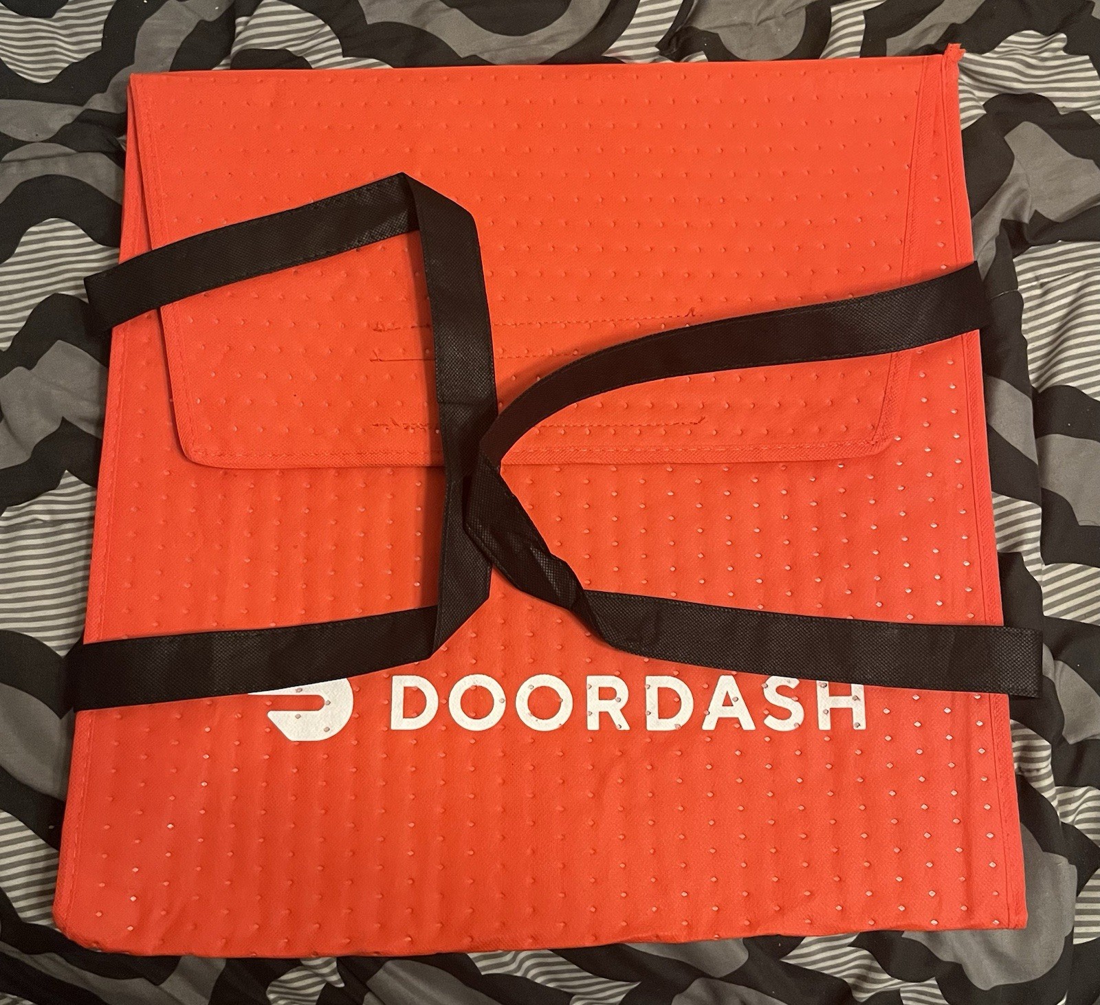 🍕🍕DOORDASH Large Insulated Pizza Food Delivery Bag 19x19x5″ NEW🍕🍕