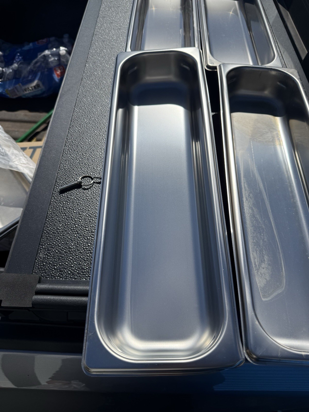4- Vollrath Half 1/2 Size Long 2-1/2″ D Super pan 3 Food Steam Pan Stainless