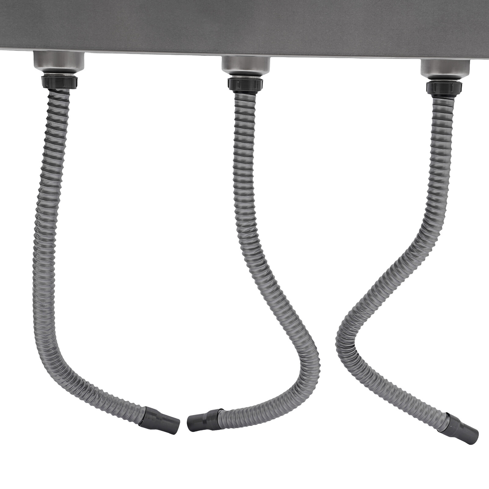 Kitchen Sink Stainless Steel Commercial 3 Compartment Utility Sink With Faucet