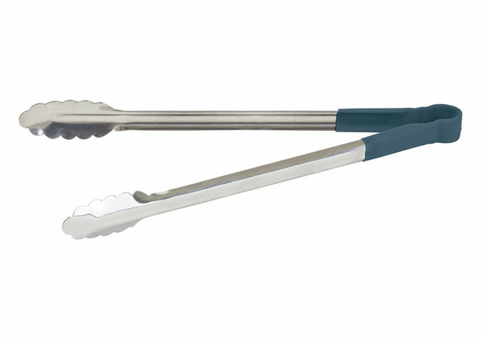 Winco UTPH-16B, 16-Inch Utility Tong with Polypropylene Blue Handle
