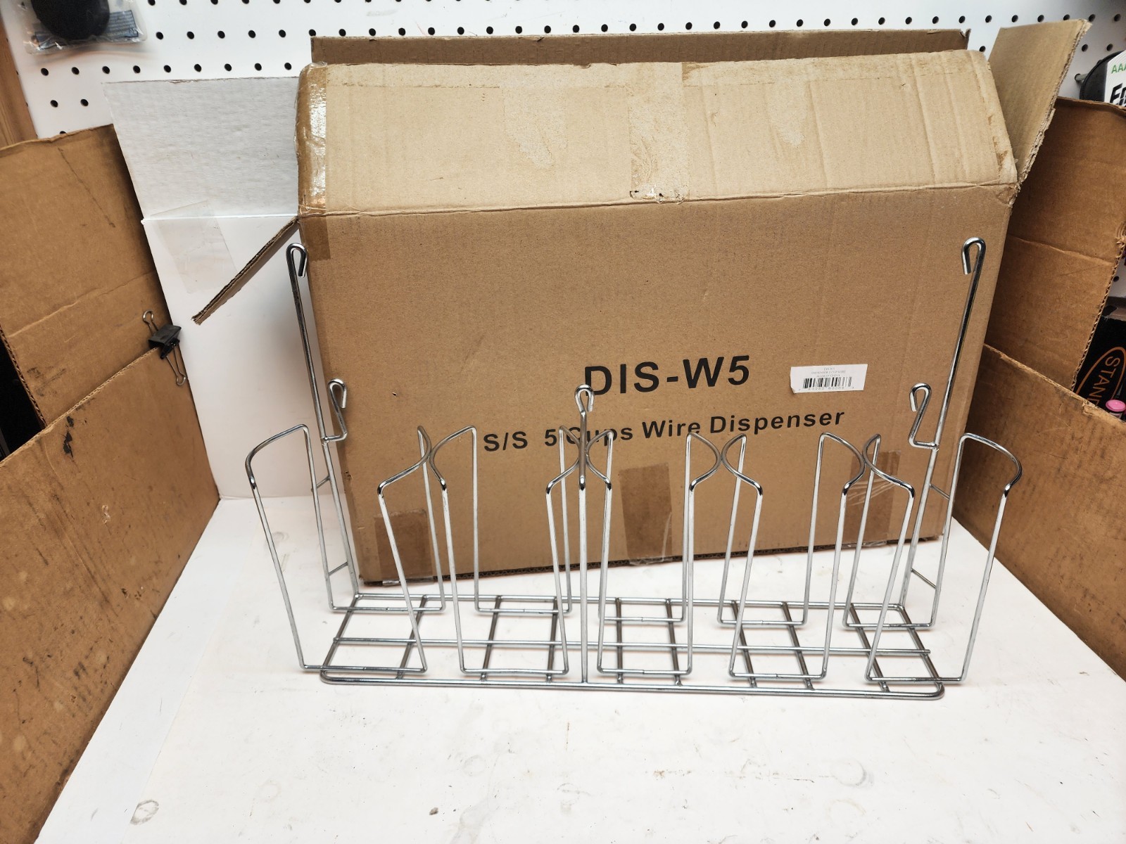 Gsw DIS-W5 commercial Wire cups and lids Dispenser 5-Cups