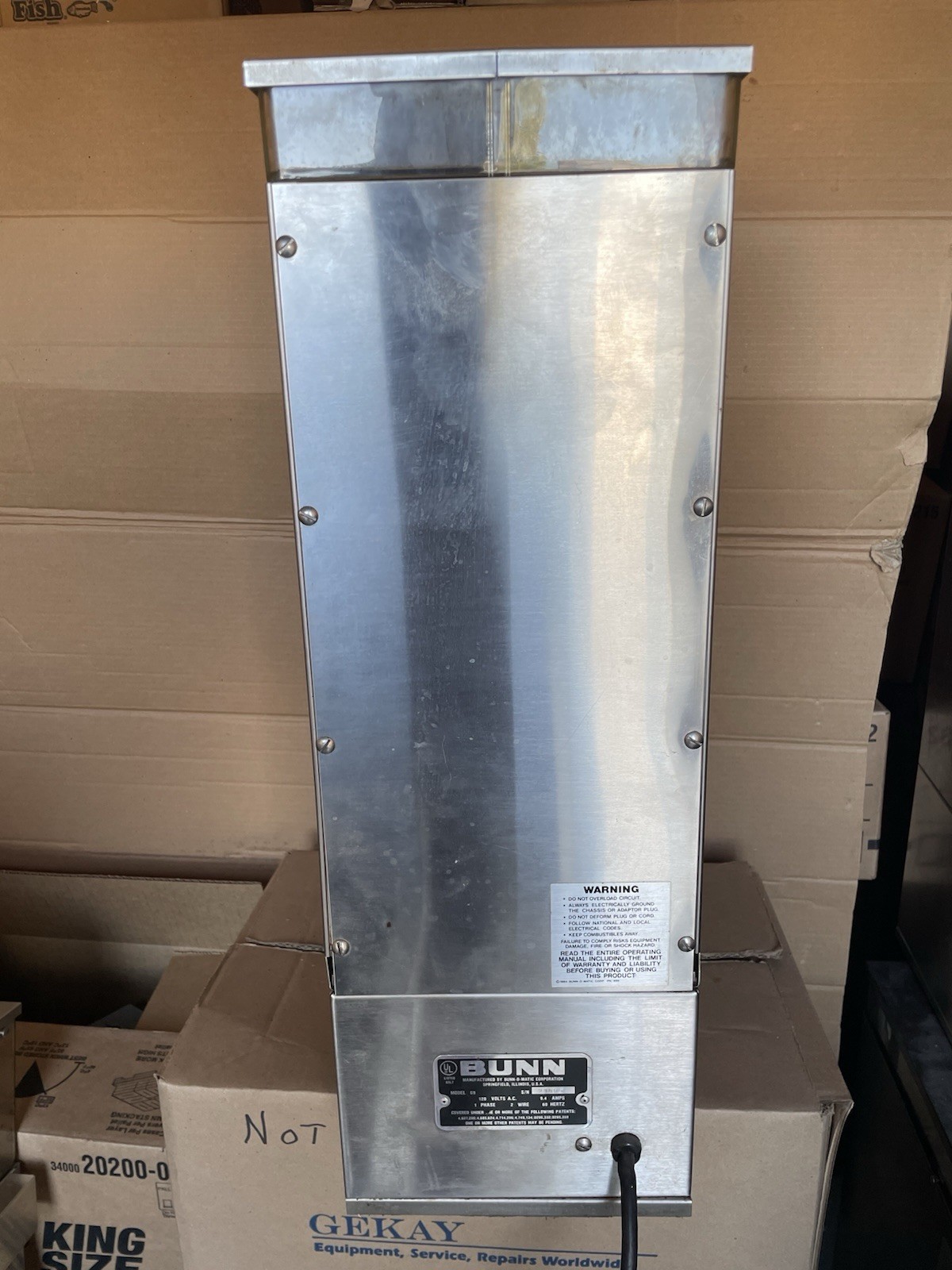 BUNN G9 Commercial Coffee Grinder