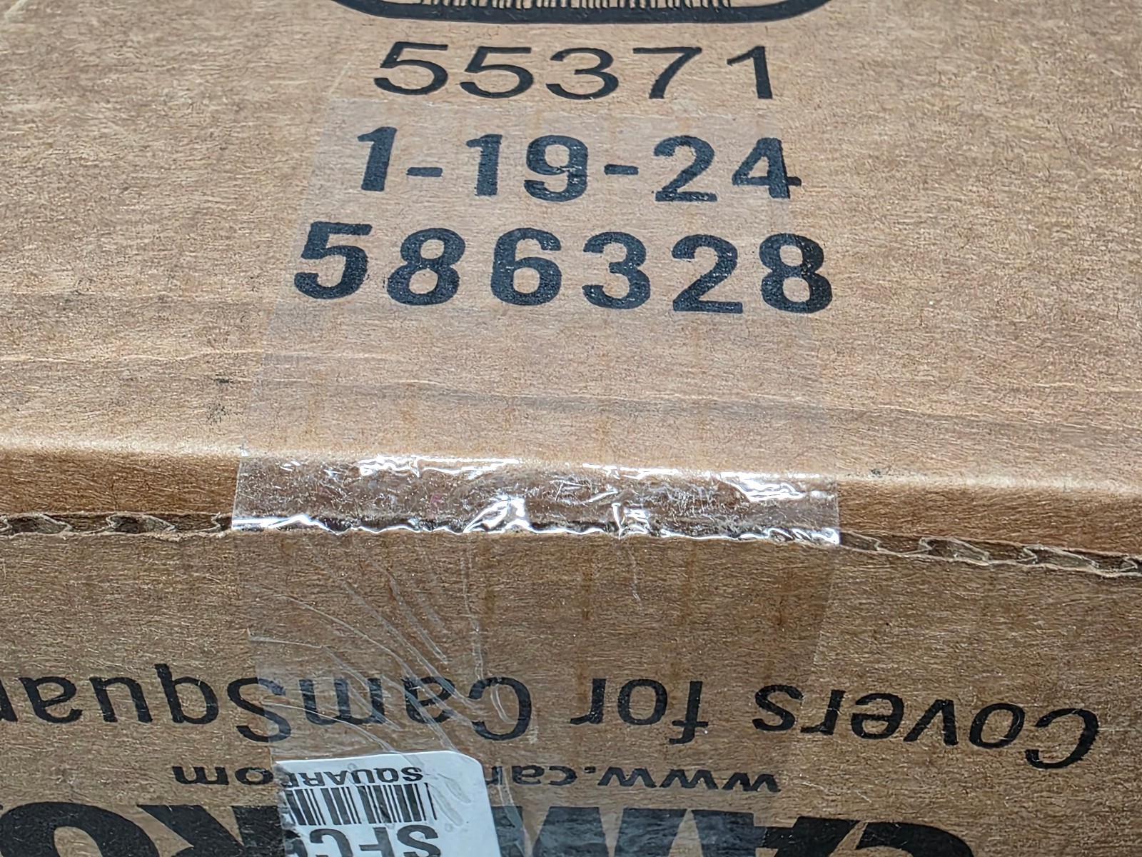 Cambro Covers for Camsquares for 6 & 8 qt. Square Containers w/ Rose Graduations