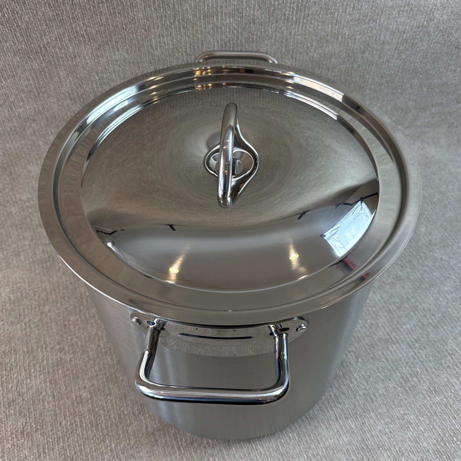New Eneron Turbo Pot 39 Qt Stock Pot w/Lid Commercial Restaurant Stainless Steel