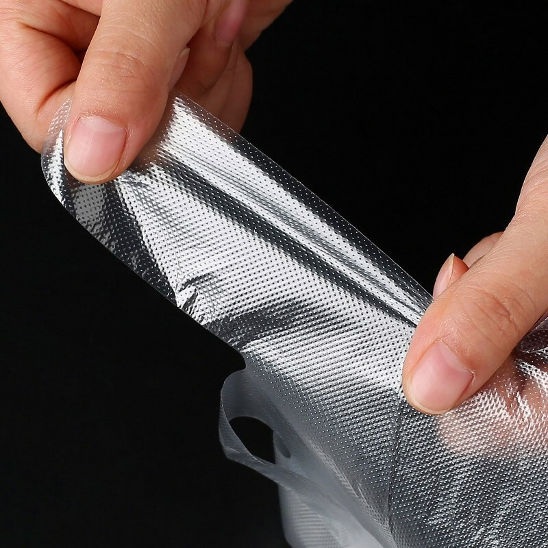 200 pcs Disposable Clear Poly Gloves Food Travel Cleaning Kitchen Plastic