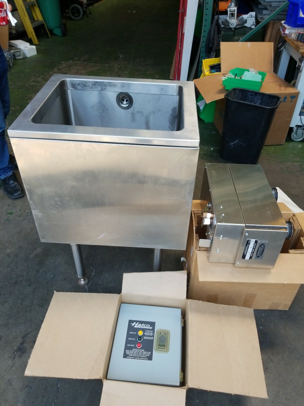 *Open Box* Hatco 3CS-9R Sanitizing Sink Heater Unit 440VAC 9KW.