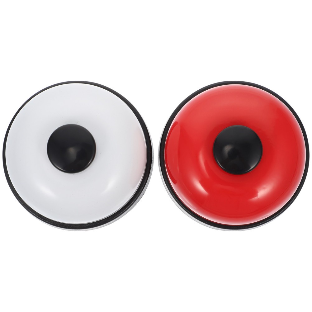 2Pcs Hand Pressing Bell Creative Service Bell Game Ringing Table Calling Bell