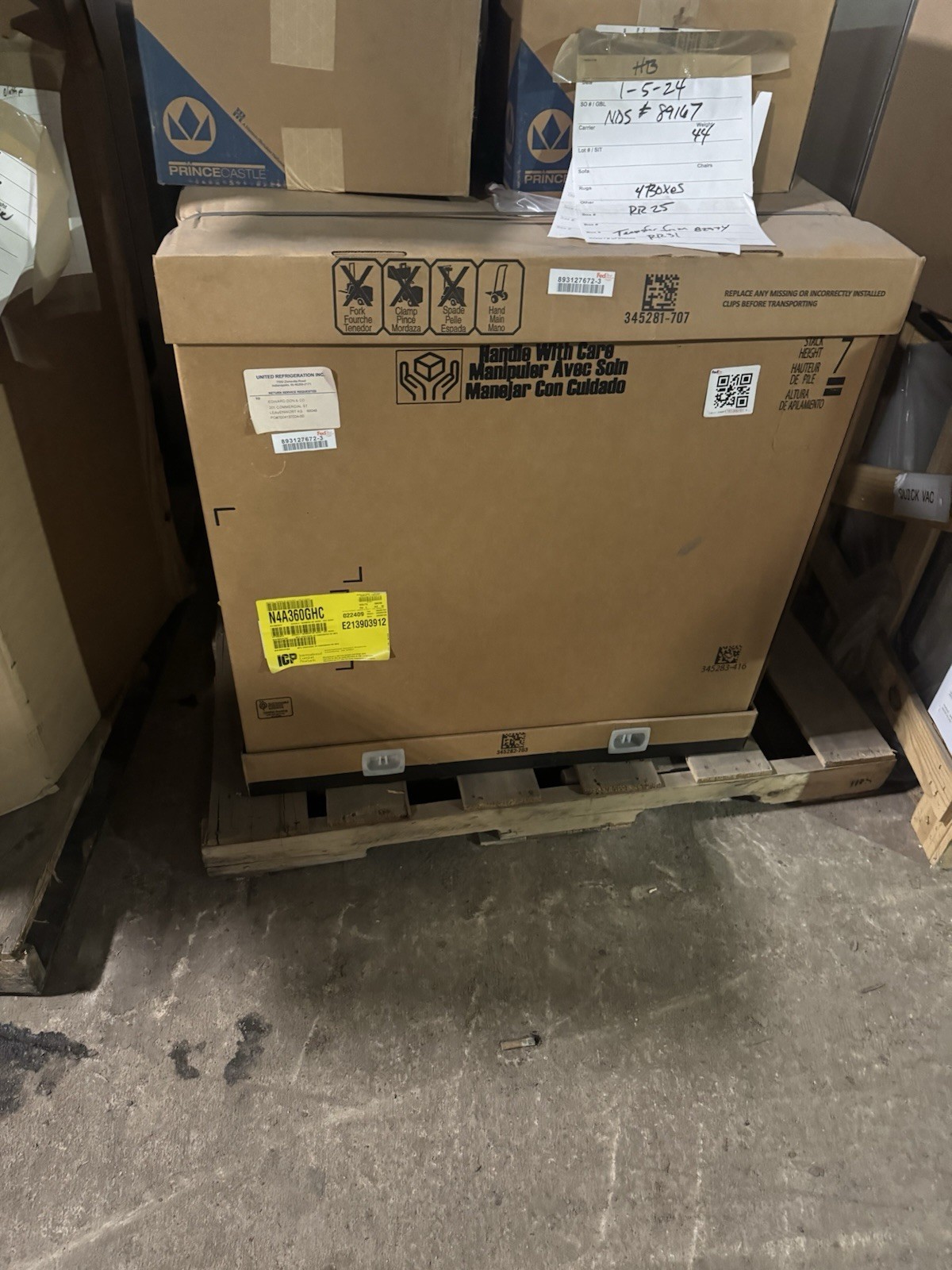 Captive Air Heated And Cooled Return Air Fan For 12’-14’ Hood