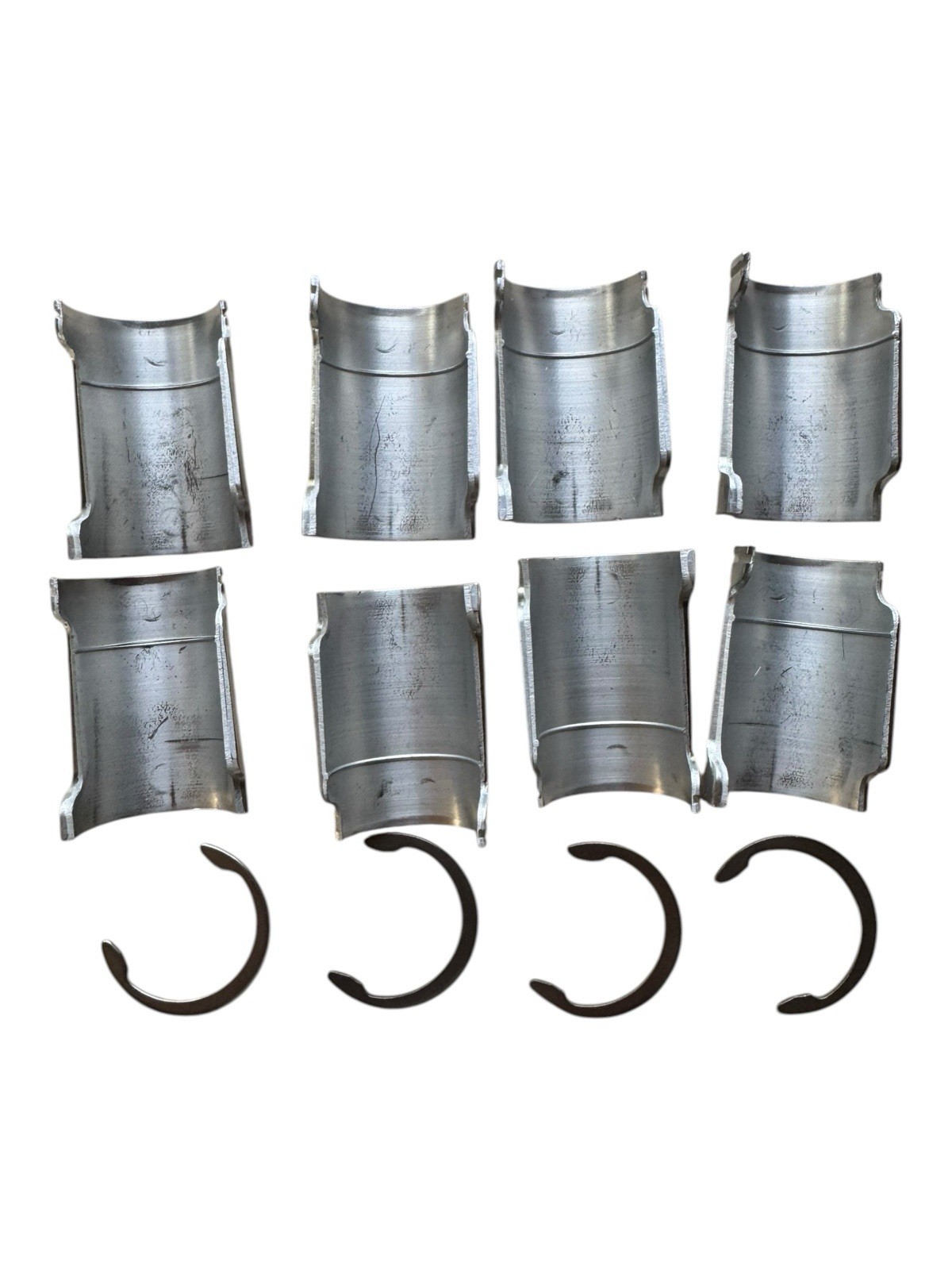 Lot of 6 x 4 Pairs Tapered Aluminium Post Split Sleeve for Food Service Shelving