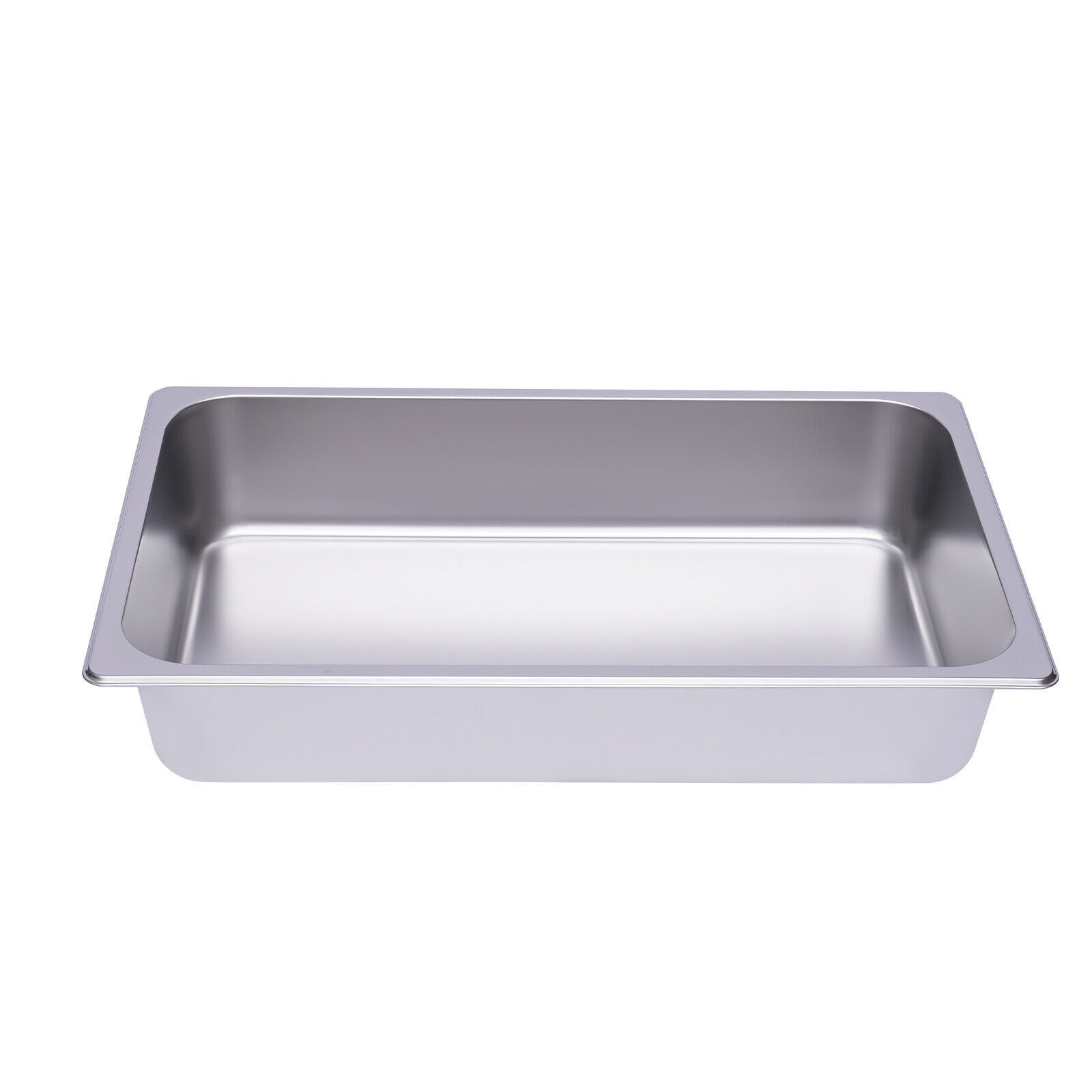 6 PACK Full Size 4″ Deep Steam Table Food Pan Commercial Tray Stainless Steel