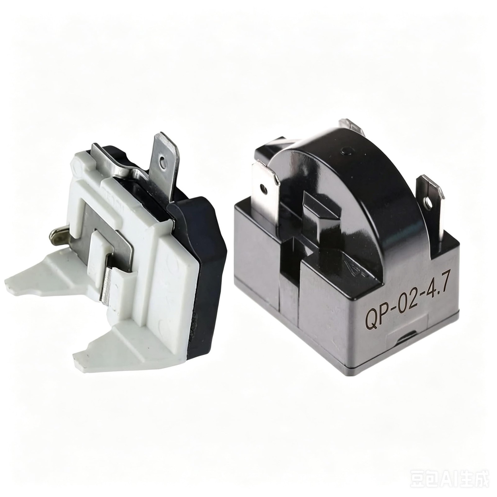 1Pcs QP-02-4.7 3Pin 4.7 Ohm Refrigerator Start Relay Coolers Compressor…