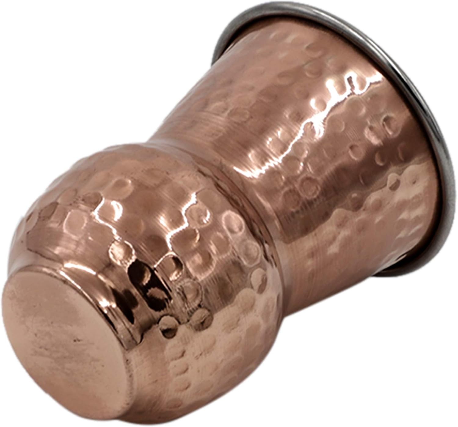 copper tumbler,Hammered Outside pure Copper Inside Nickel Plated Tumbler Moscow