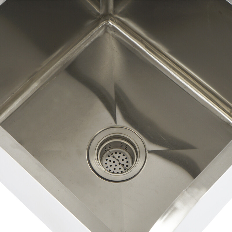 Commercial Stainless Steel Mop Sink Laundry Room Floor Mop Sink with Drainage