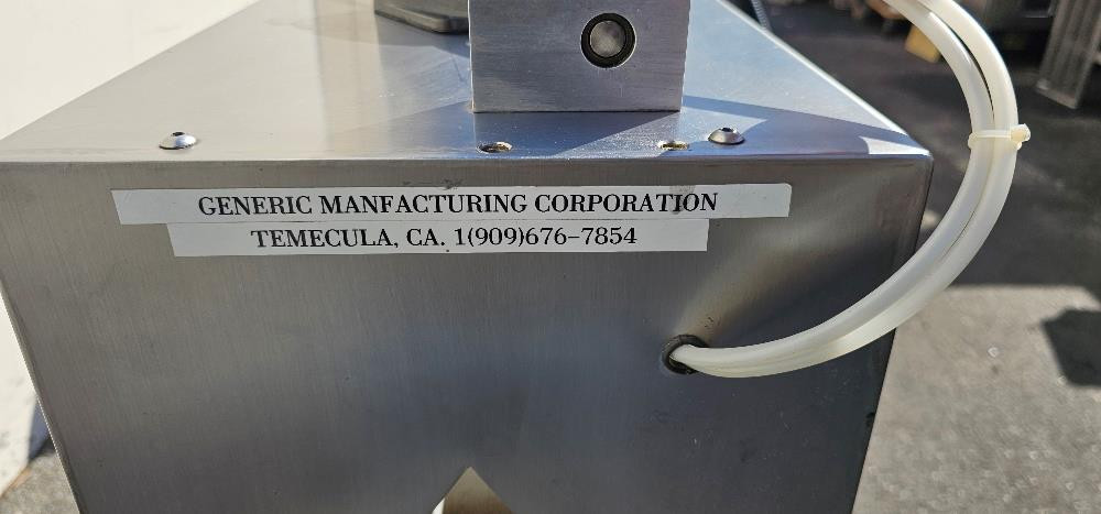 General Manufacturing Pneumatic Cake Filling Depositor w/ Foot Switch 48″ wide
