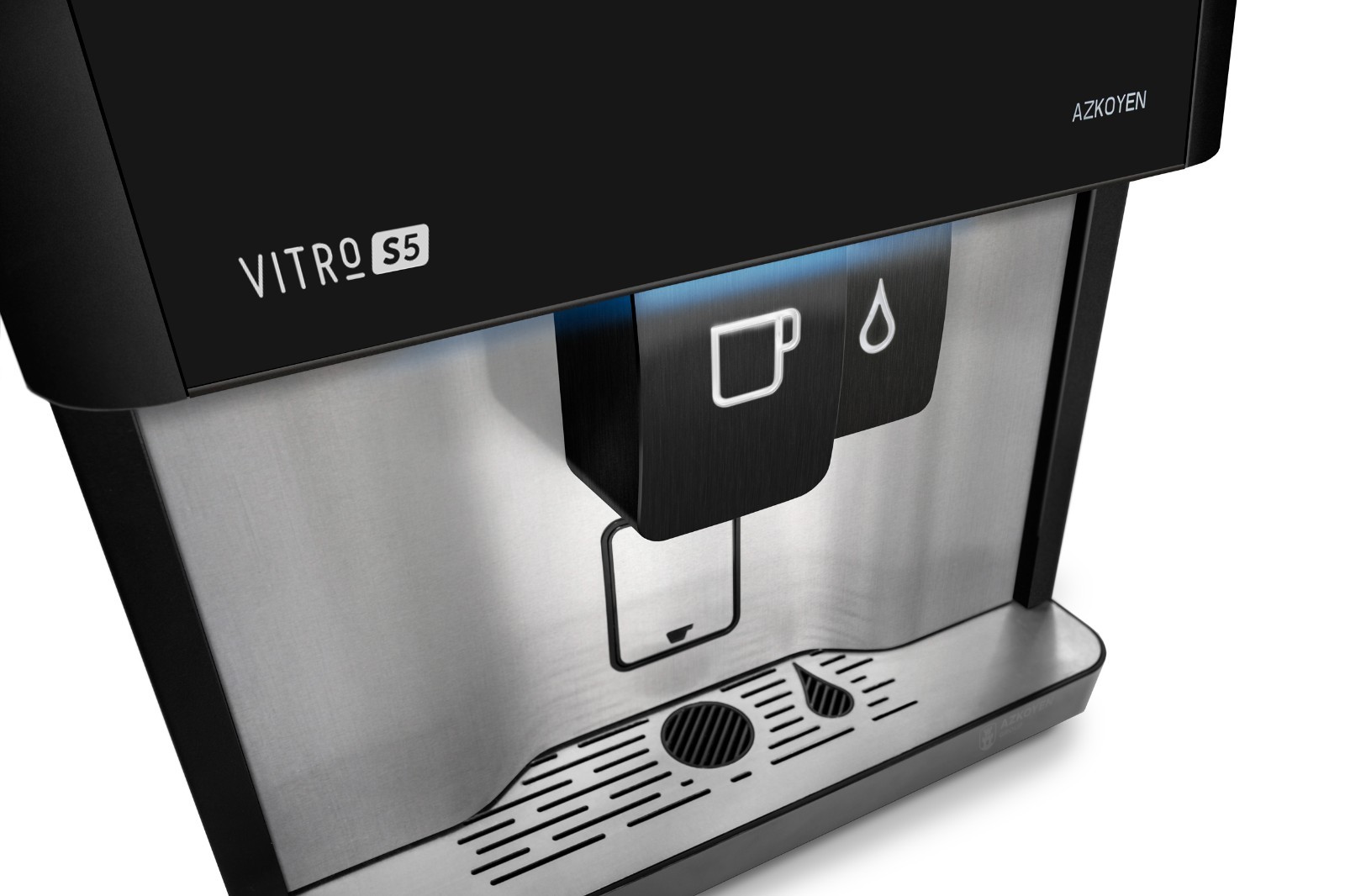 Azkoyen Vitro S5 Super Automatic Coffee Machine, Touchscreen, NSF, High Capacity
