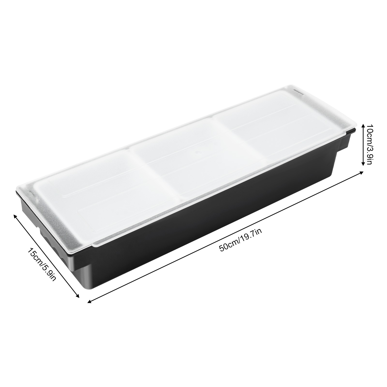 3/5 Compartments Condiment Dispenser Chilled Server Caddy Food FruitSalad Tray