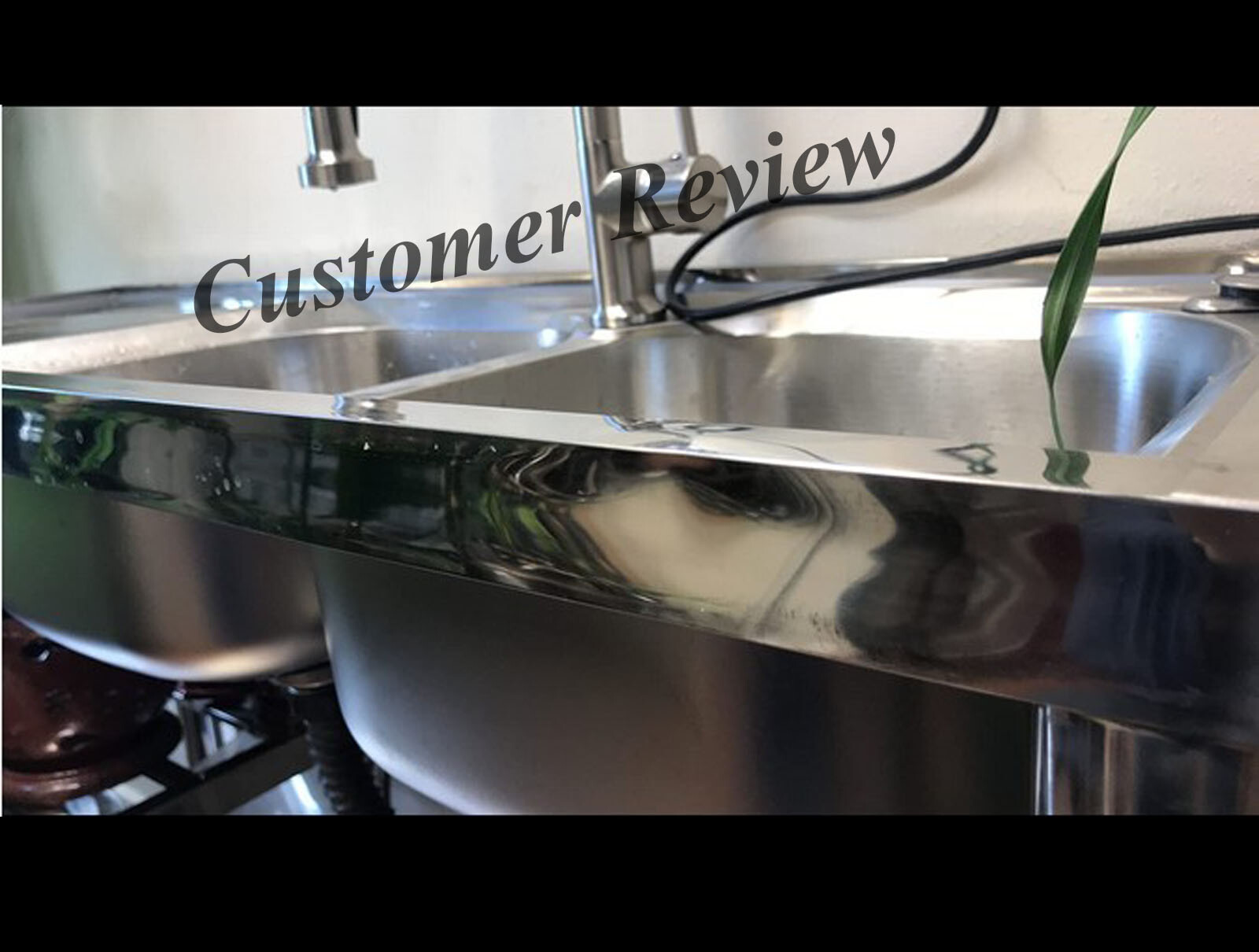 Stainless Steel Commercial Sink Kitchen Utility Sink 2 Compartments + Prep Table