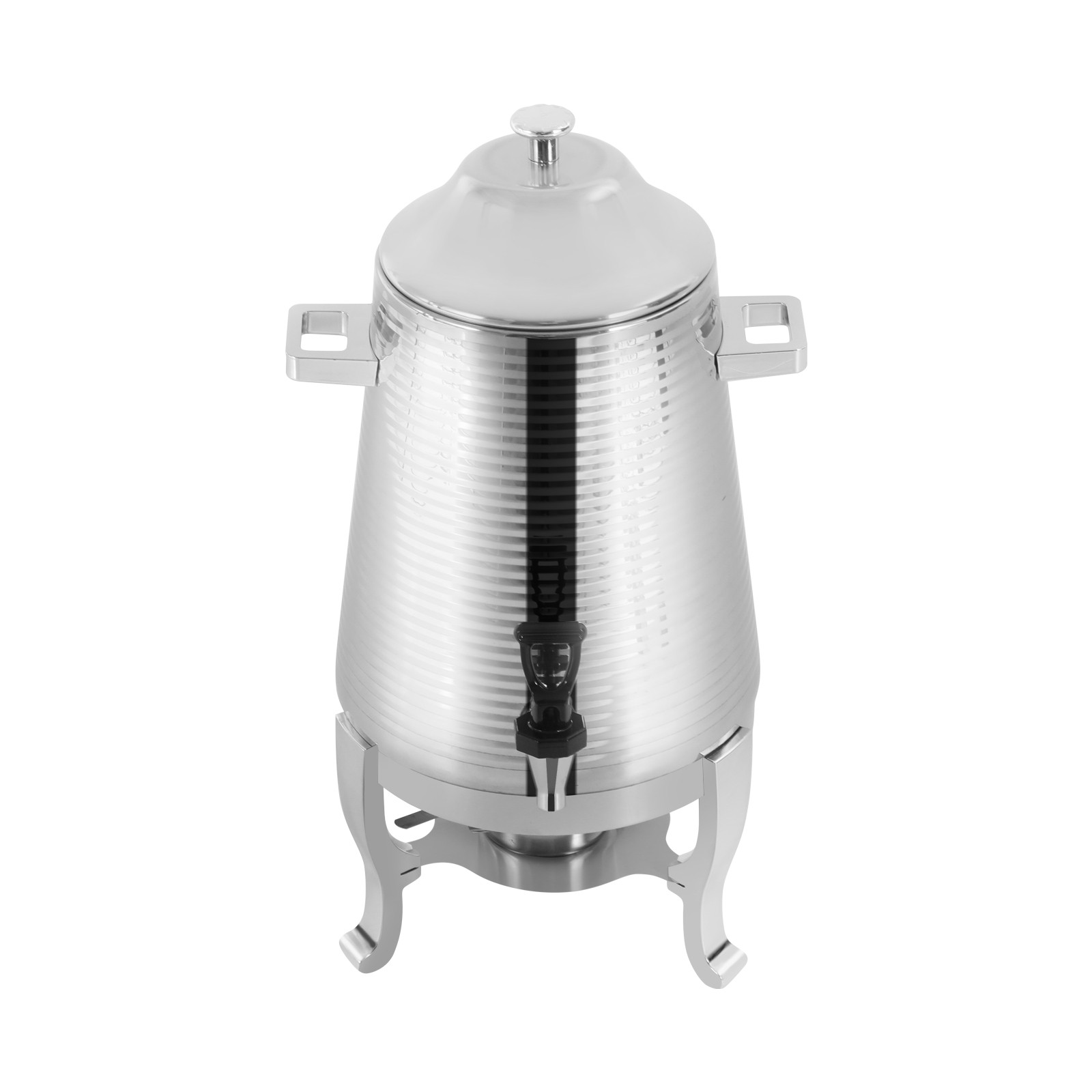 Modern 13L Beverage Dispenser Hot Drinks Dispenser Silver with Fuel Holder NEW