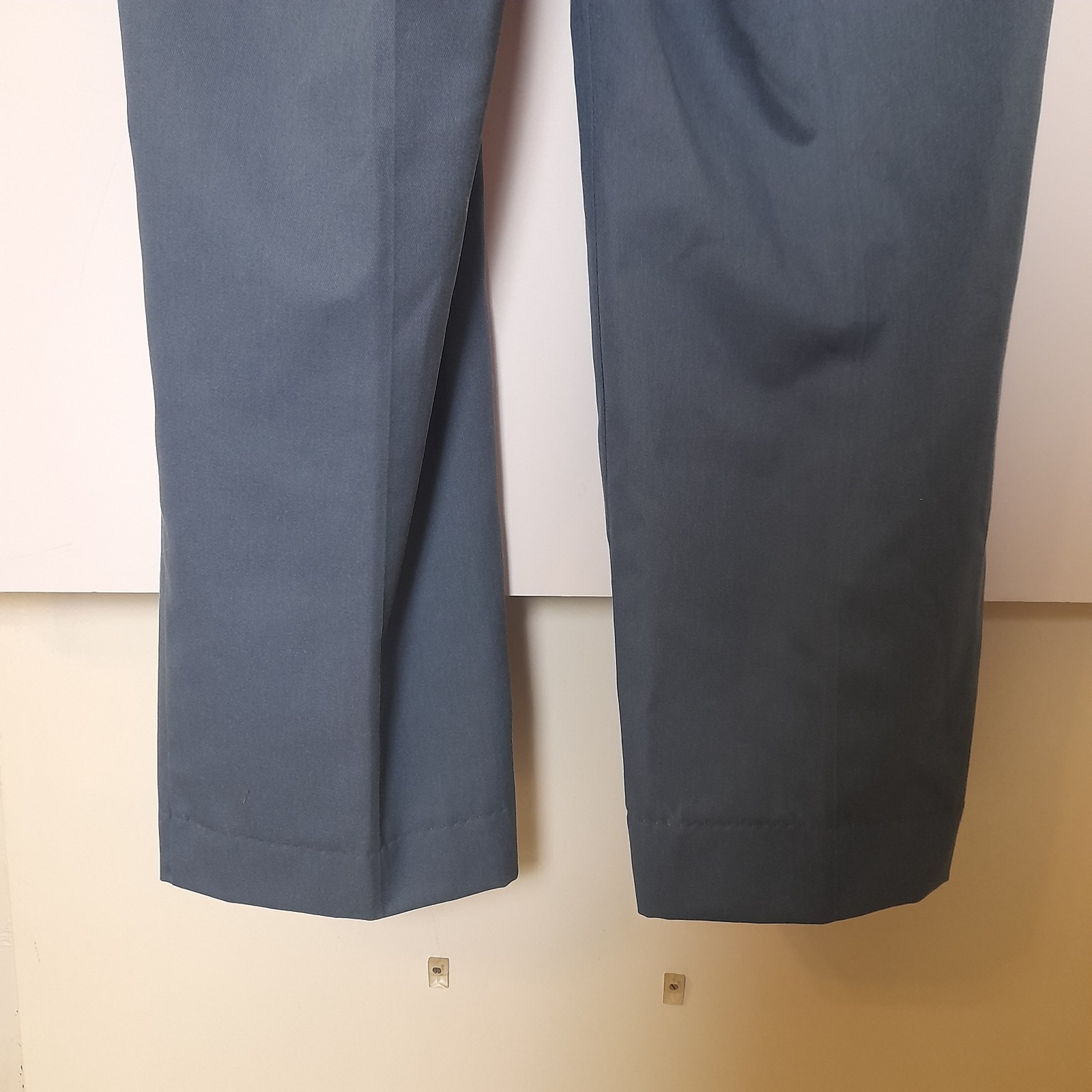 PTBDC PB Blue Navy Chef Pants 36×30, Perm Press Soft Finish, 65% Poly 35% Cotton