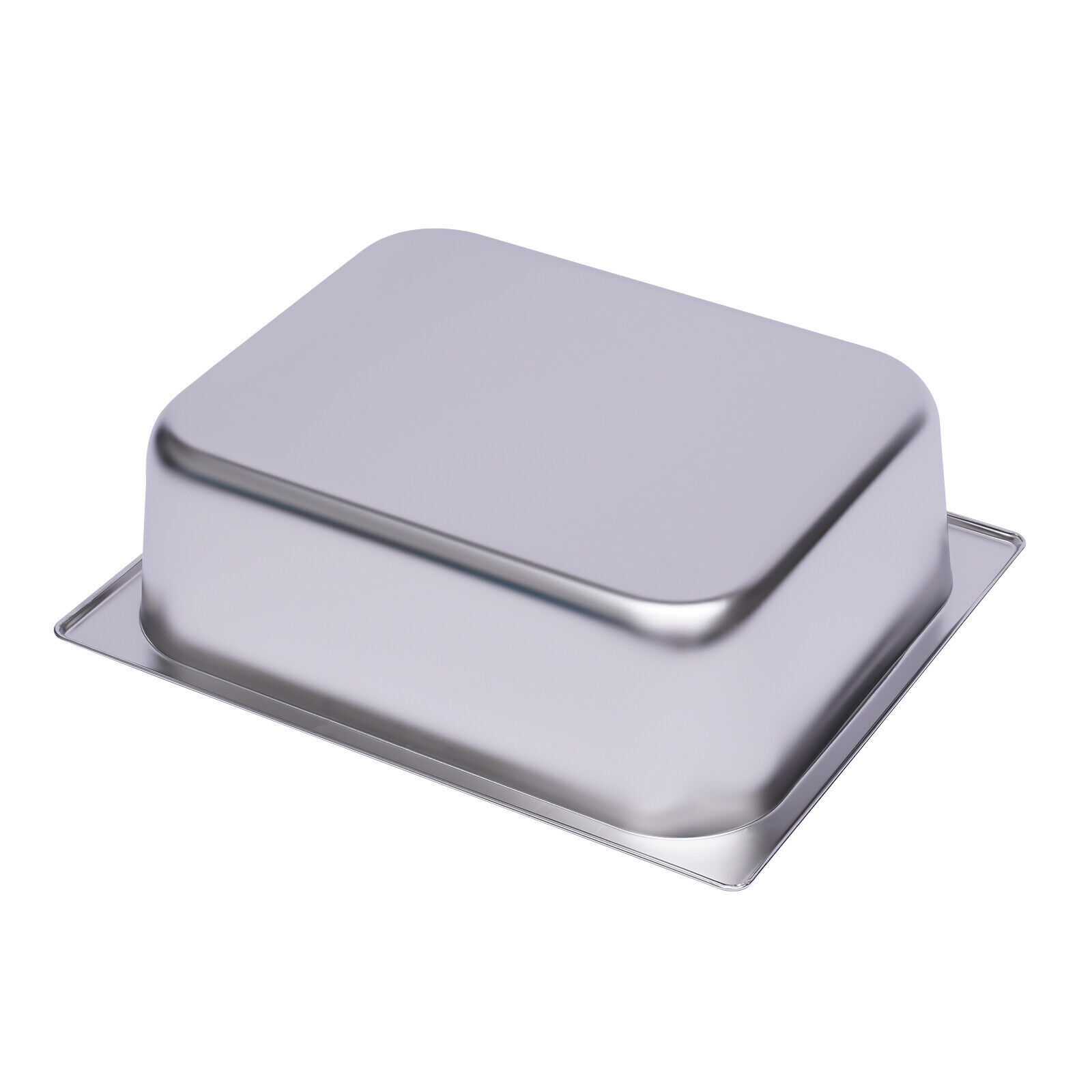 6 Pack 4″ Deep Steam Table Pans Hotel Buffet Food Prep Pan 201 Stainless Steel