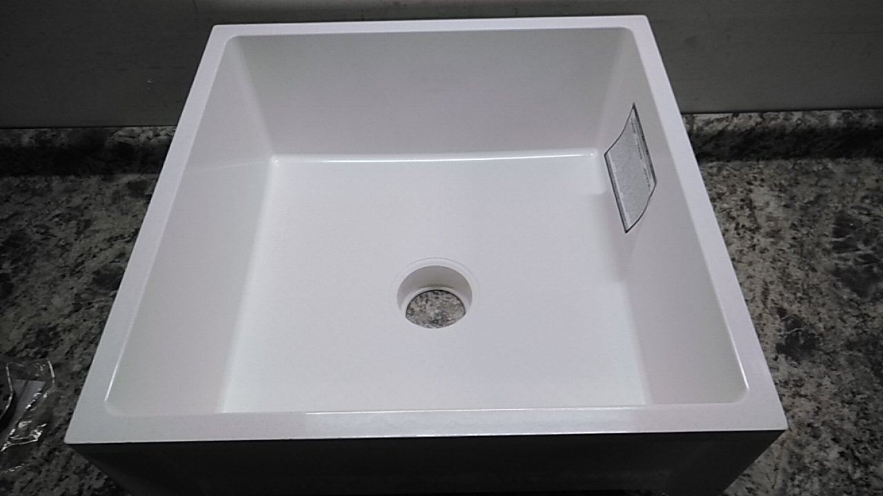Mustee 63M 24 x 24 In Bowl Size 10 In Bowl Depth White Mop Basin