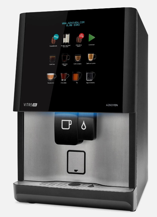 Azkoyen Vitro S5 Super Automatic Coffee Machine, Touchscreen, NSF, High Capacity