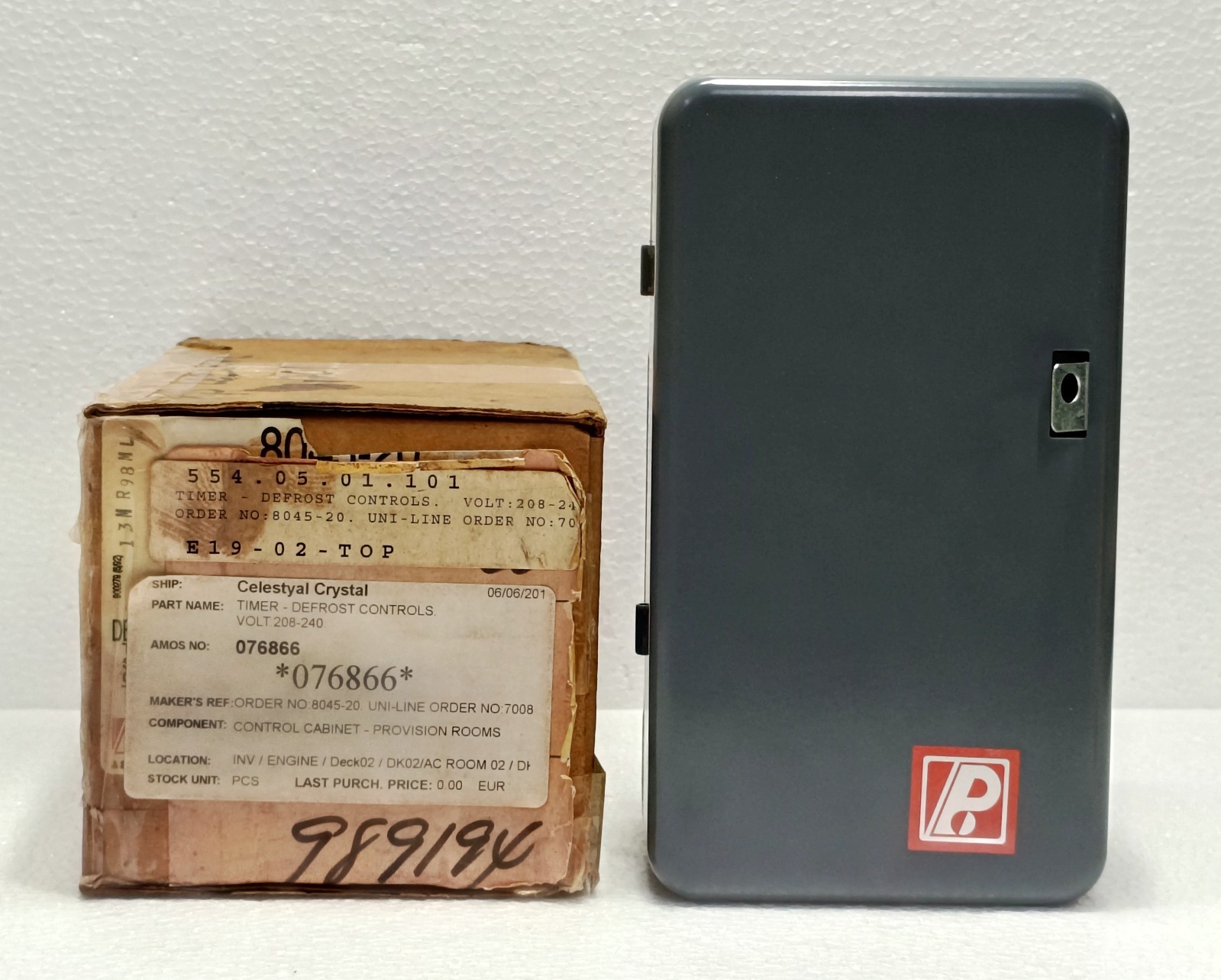 Paragon 8045-20 D-FROST-O-MATIC Defrost Control Timer 208-240V 60Hz 40A 2HP NEW