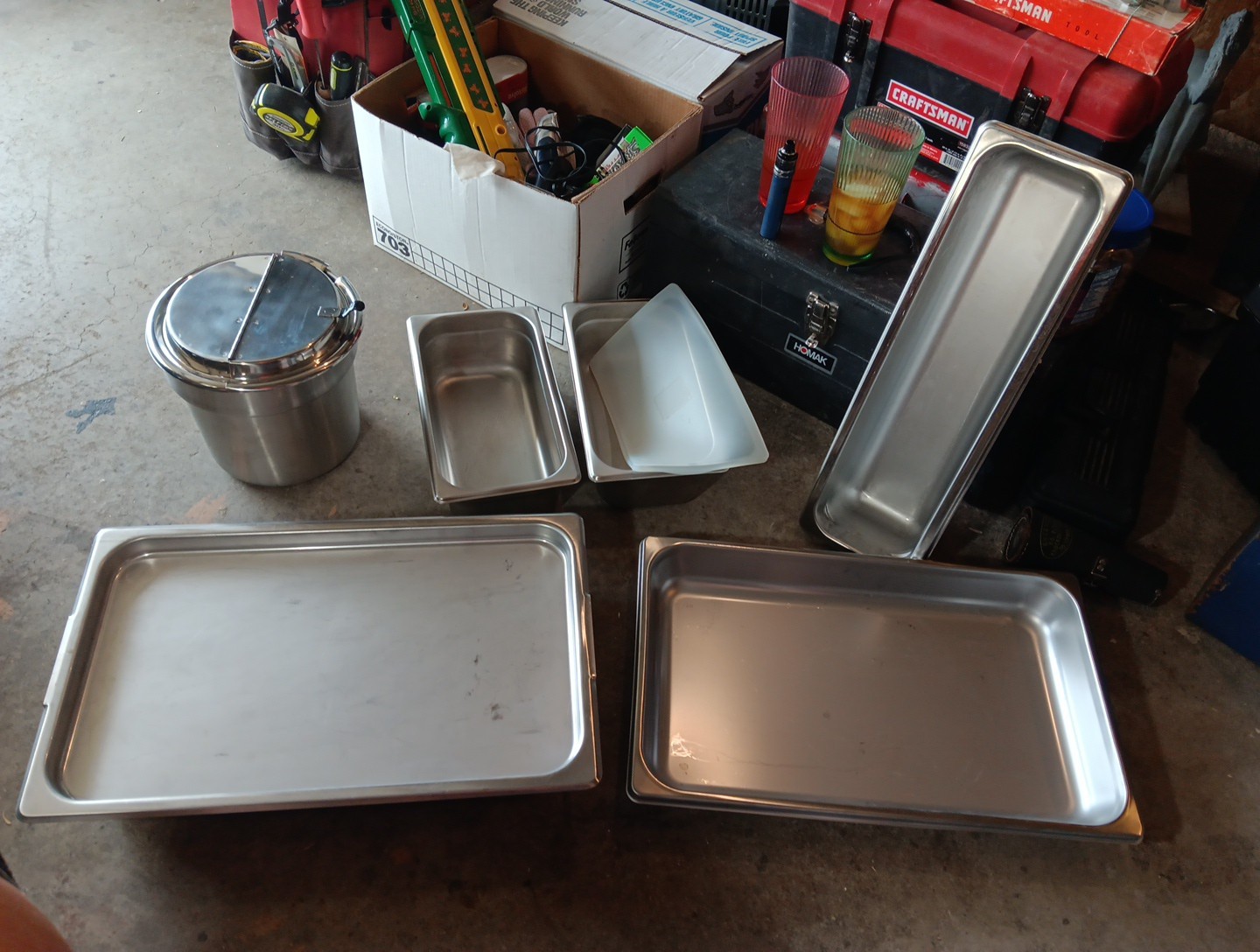 Polar Ware & Thunder Group 18-8 Stainless Steel Food Service Lot