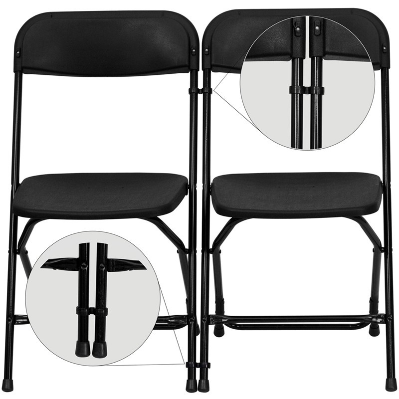 Plastic Folding Chair Alignment Clips Black 10 Pack Ganging Clip Chair Organizer