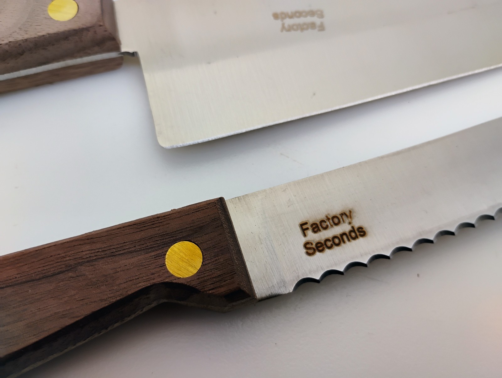 Case XX USA Set (2) 8″ Cooks Knife & Scalloped Edge Slicer Wood HandleFactory2nd