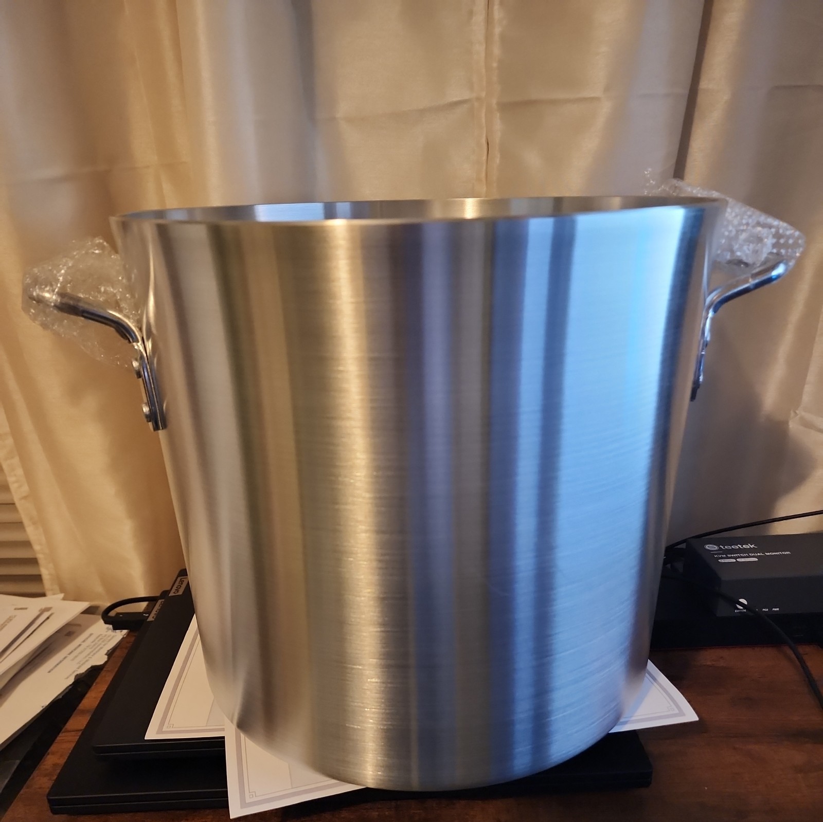 Thunder Group ALSKSP604 20 Qt Heavy Duty Aluminum Stock Pot without Lid