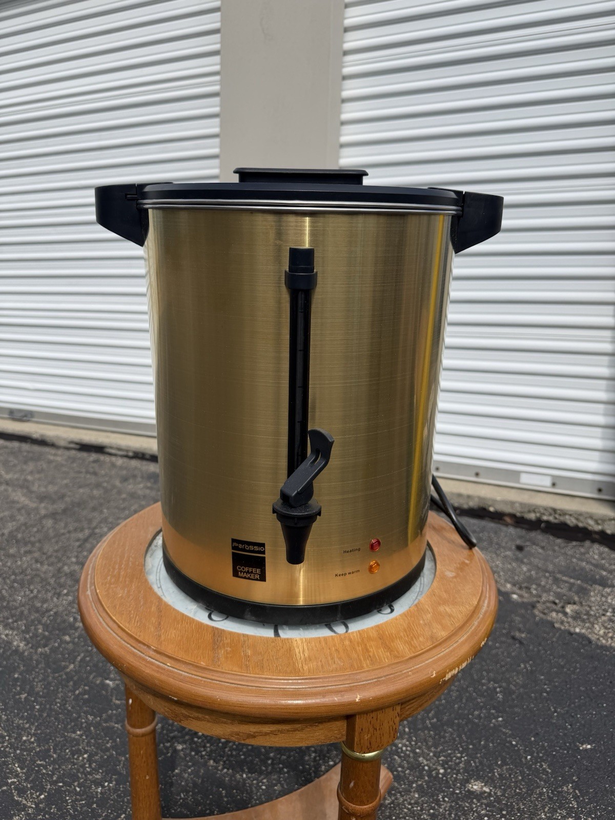 Perossio CM02-16D Electric Commercial Coffee Urn Stainless Steel Keep Warm
