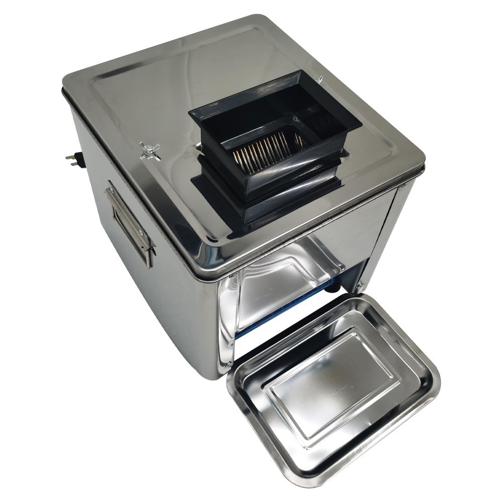 110V 850W Meat Slicing Machine 7mm Stainless Steel Blade Integrated Switch