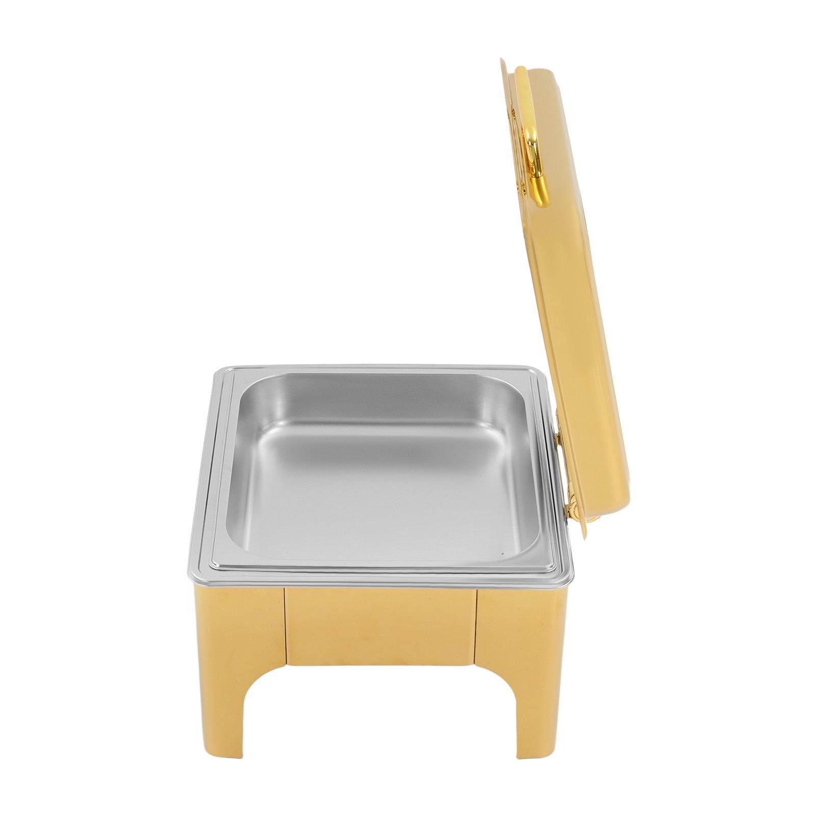 6L Gold Buffet Warmer Buffet Chafing Dish Set Modern Stainless Steel Food Warmer