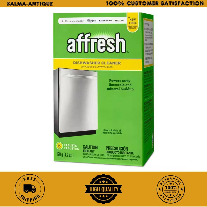 Affresh Washing Machine Cleaner, For Whirlpool, Maytag & Amana, – 6 Tablets
