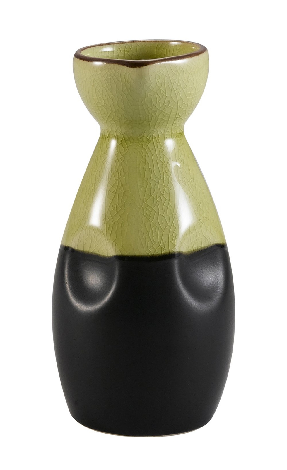 CAC China Japanese Style 1-3/4-Inch Golden Green Sake Pot, 6-Ounce, Box of 36