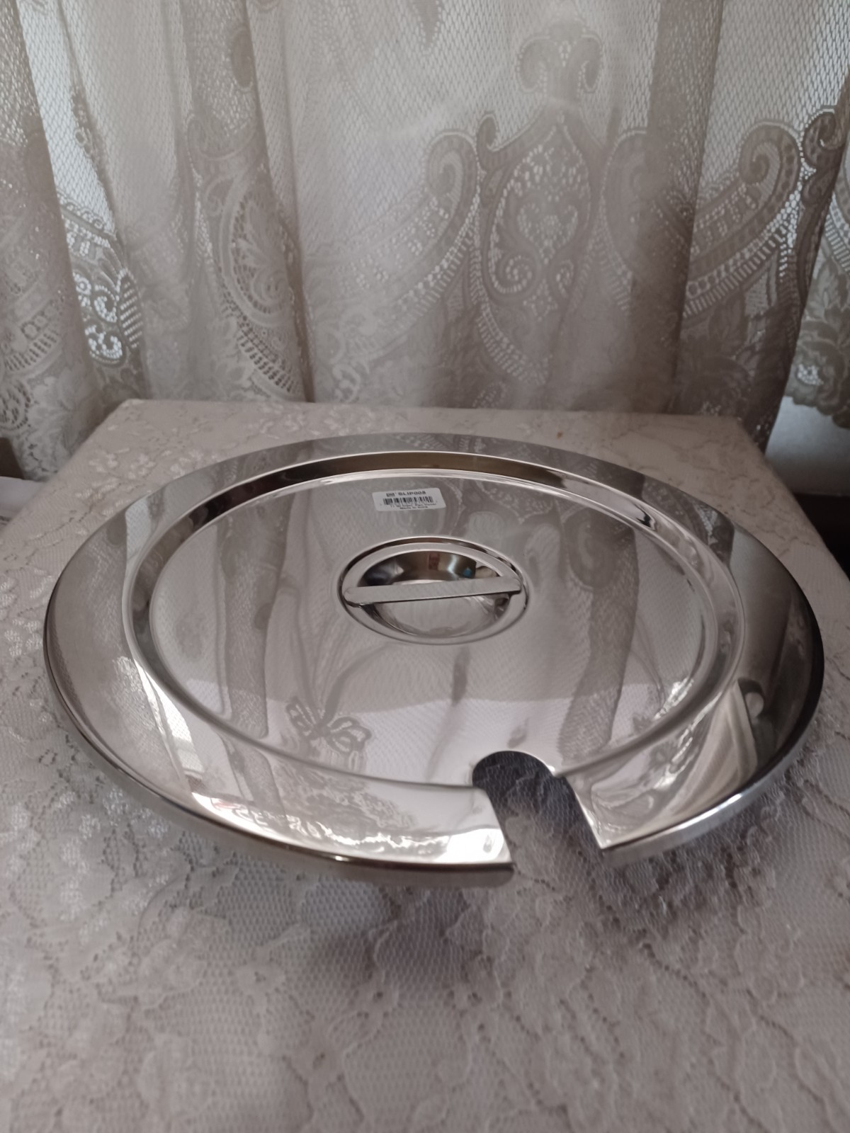 Thunder Group SLIP008 11 Qt Stainless Steel Slotted Inset Pan Cover Lid SCRATCH