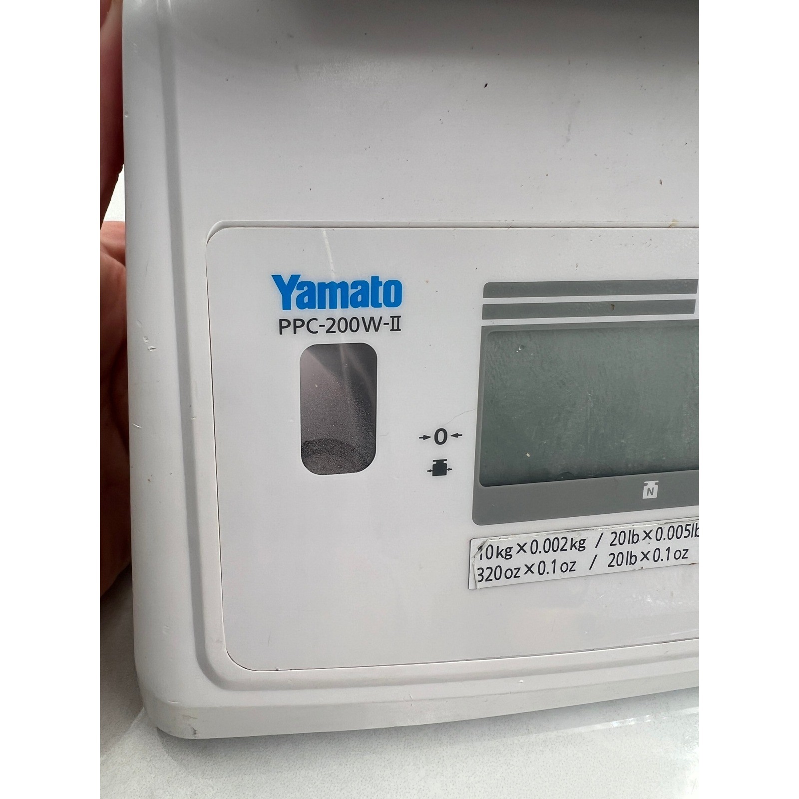 Yamato PPC-200W-II Digital Portion Control Scale 20lb White Washdown