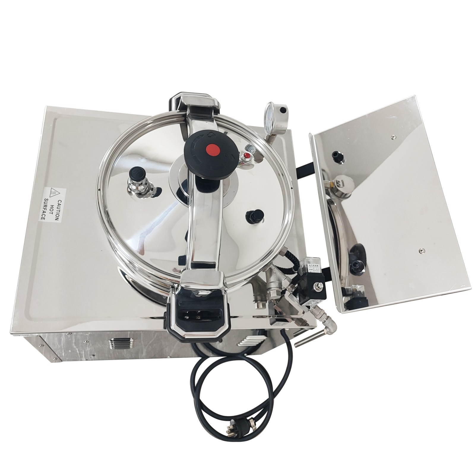PreAsion® 22L Commercial CNC Pressure Fryer 220V Fried Chicken Stove Deep Fryer