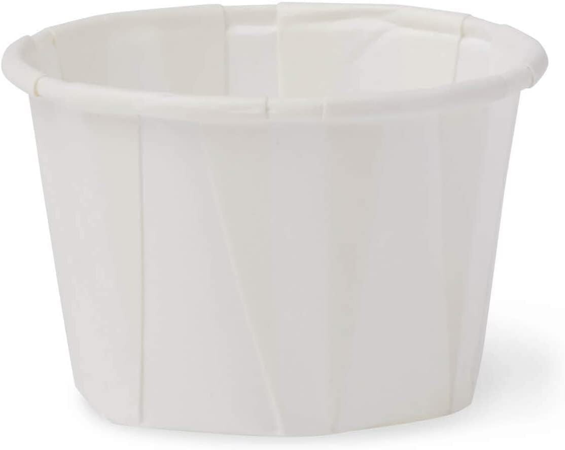 Medline Disposable Paper Souffle Cups 0.75oz – 250 Cups
