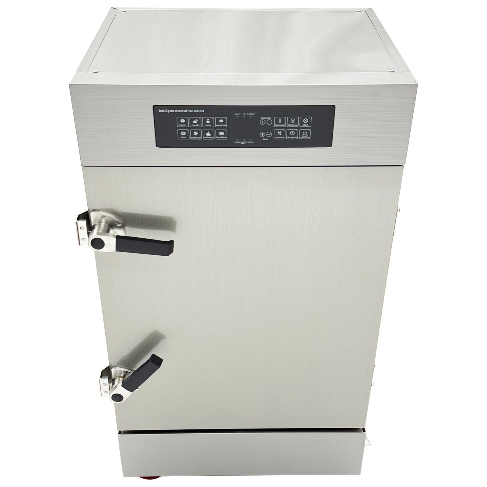 220V 9KW Commercial Intelligent Electric Steaming Cabinet 8Trays Rice SteamerBox