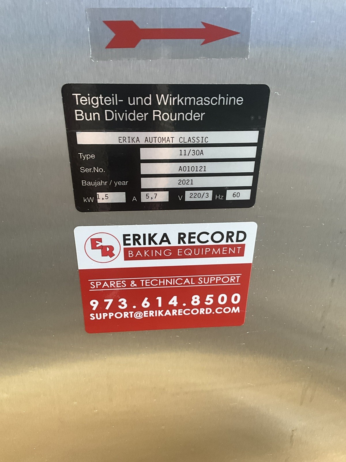 Erika Record 36 portion Rounder Divider 11/30A Automat Classic Fully Automatic