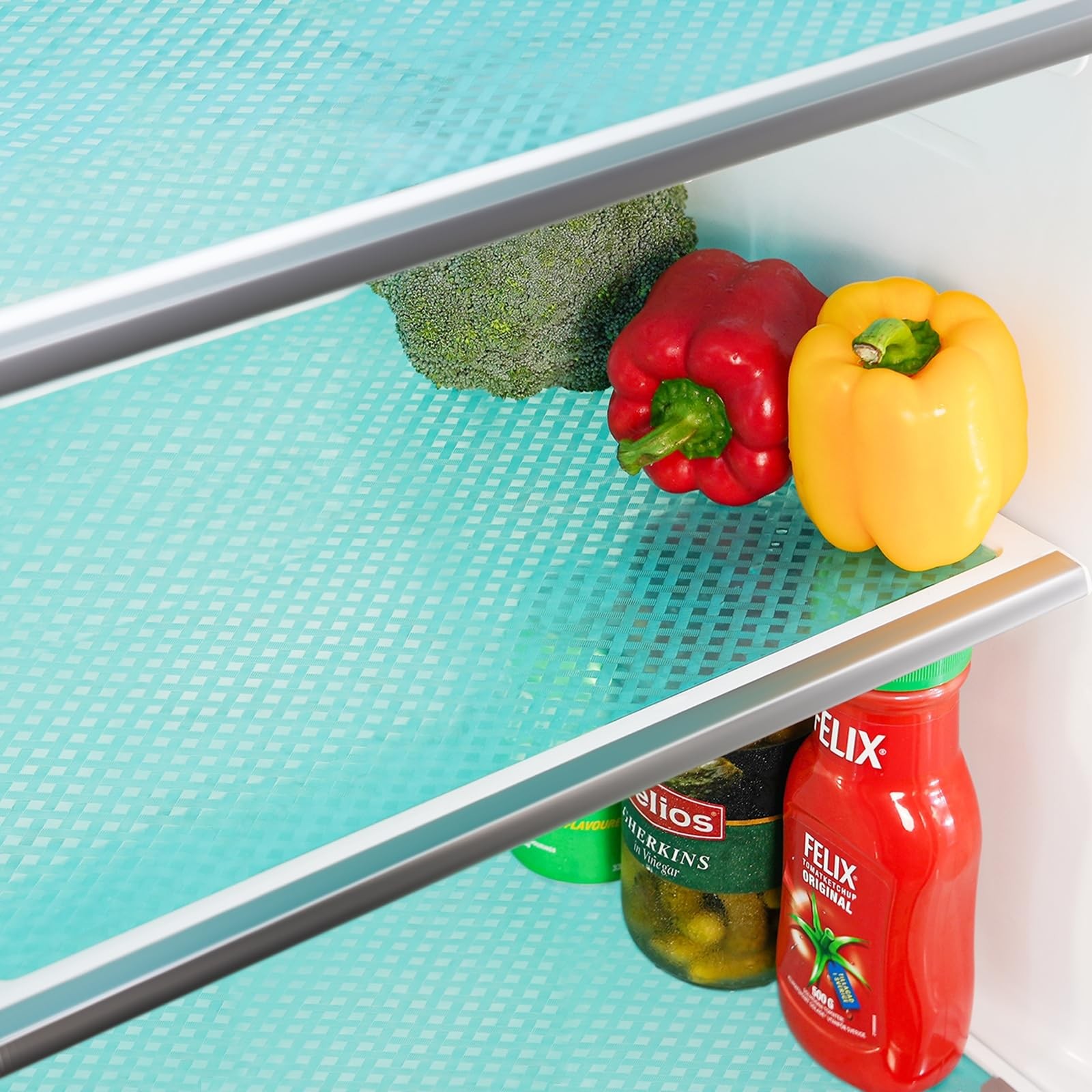 Bloss Refrigerator Liners 18 X 157 Easy To Clean Fridge Liners Washable Fridge