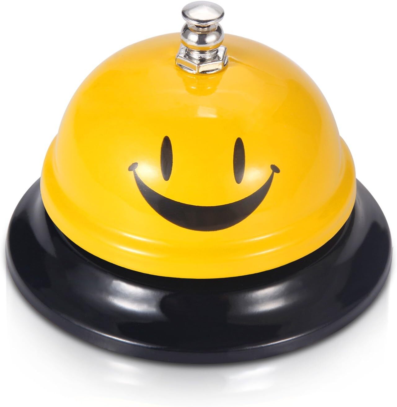 EMDMAK Call Bell, Service Bell (3.35 Inch Diameter) (Yellow)