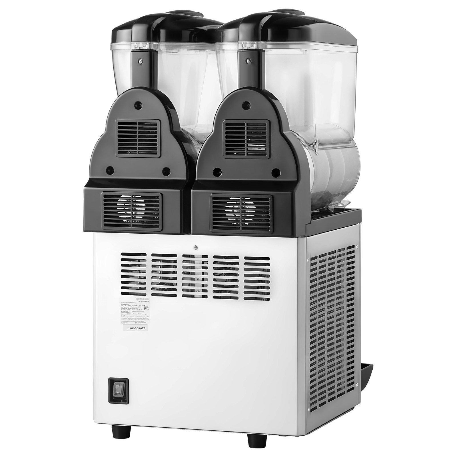 Commercial Slushy Machine 15Lx2 Tank Margarita Smoothie Cold Frozen Drink Maker