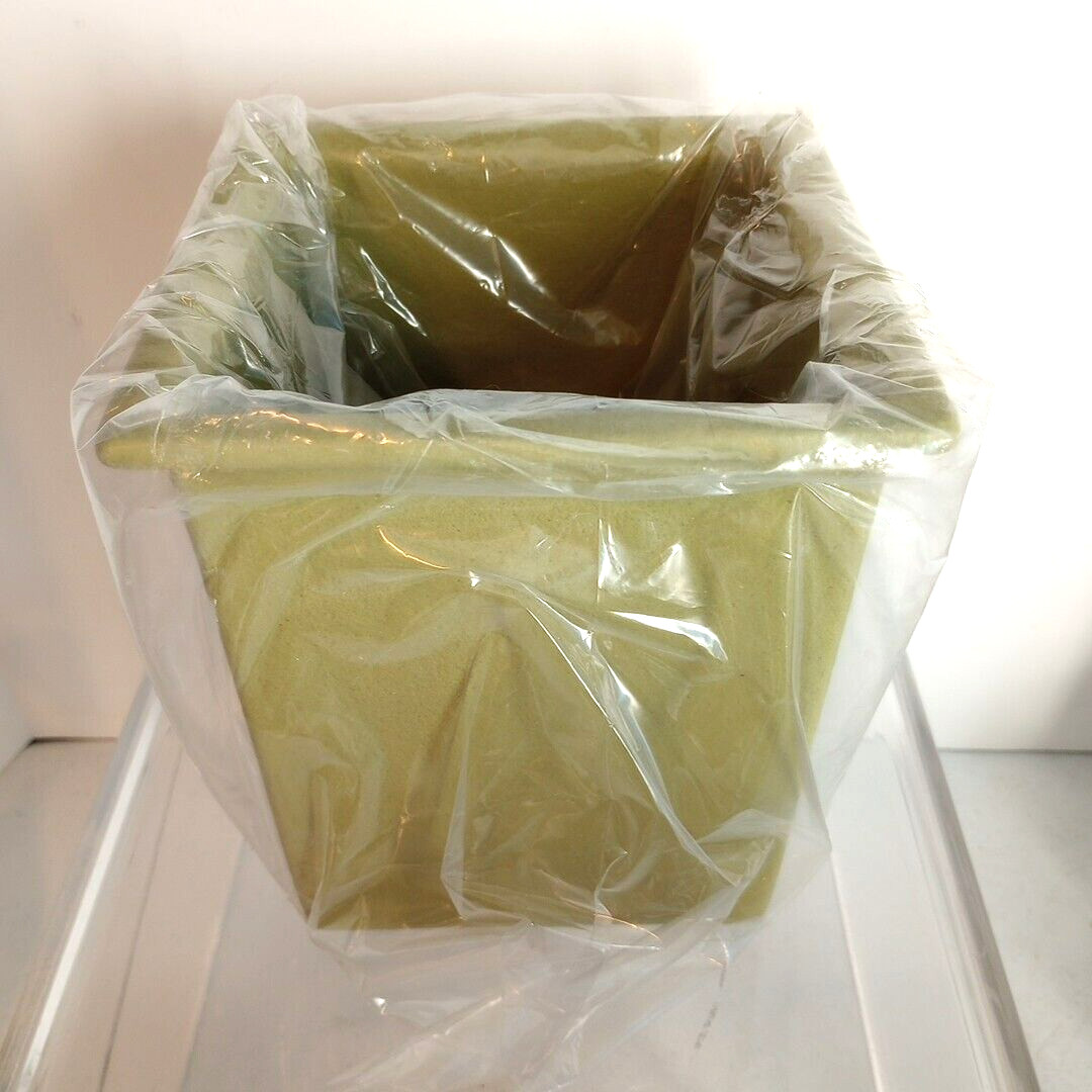 New Commercial Bugambilia Square Salad Bar Bowl, 2.1 Qt Willow Resin Aluminum